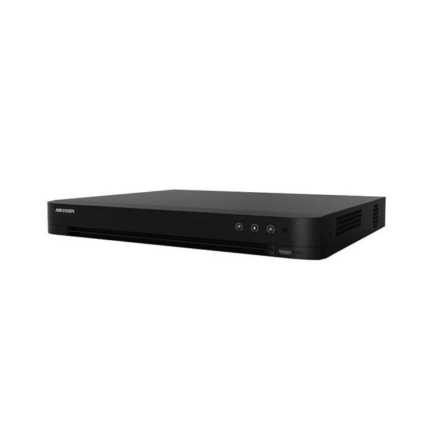 Hikvision iDS-7208HUHI-M2/S 8-channel 5MP AcuSense DVR with hybrid HD and IP camera support, no hard drive included