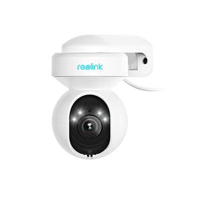 Reolink E540 5MP WiFi PTZ outdoor security camera with auto tracking, 3X optical zoom, AI detection, color night vision, and 2K Super HD video