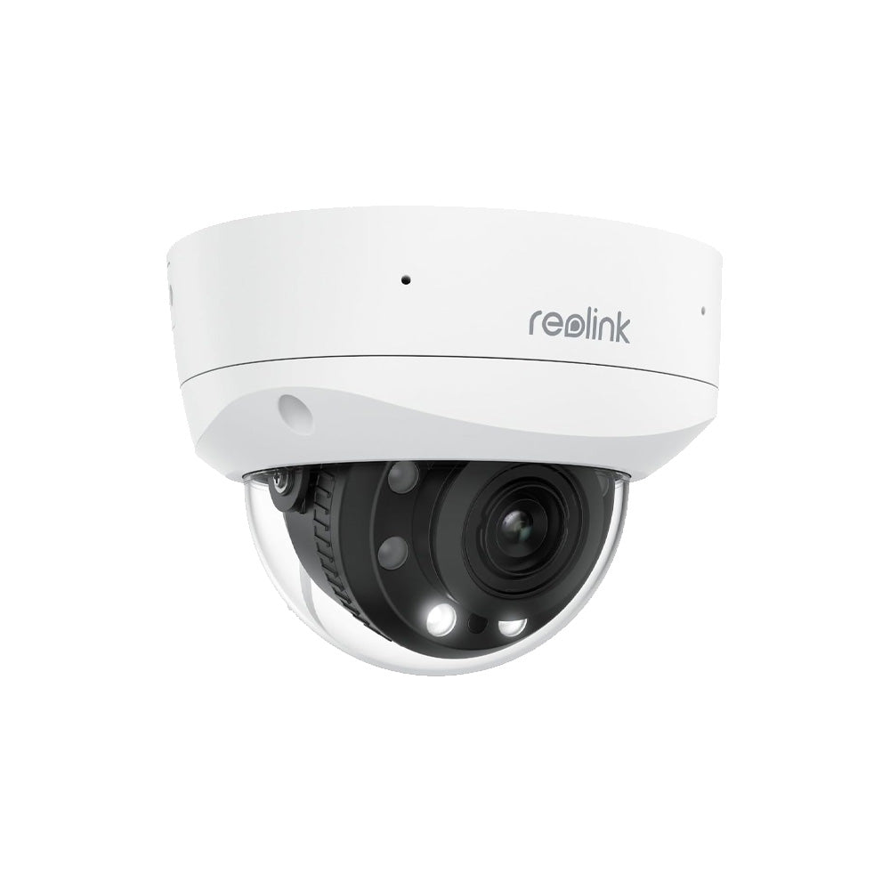 Reolink P337 8MP Vandal-Proof Person/Vehicle Detection PoE Dome Camera with Spotlights (Refurbished)