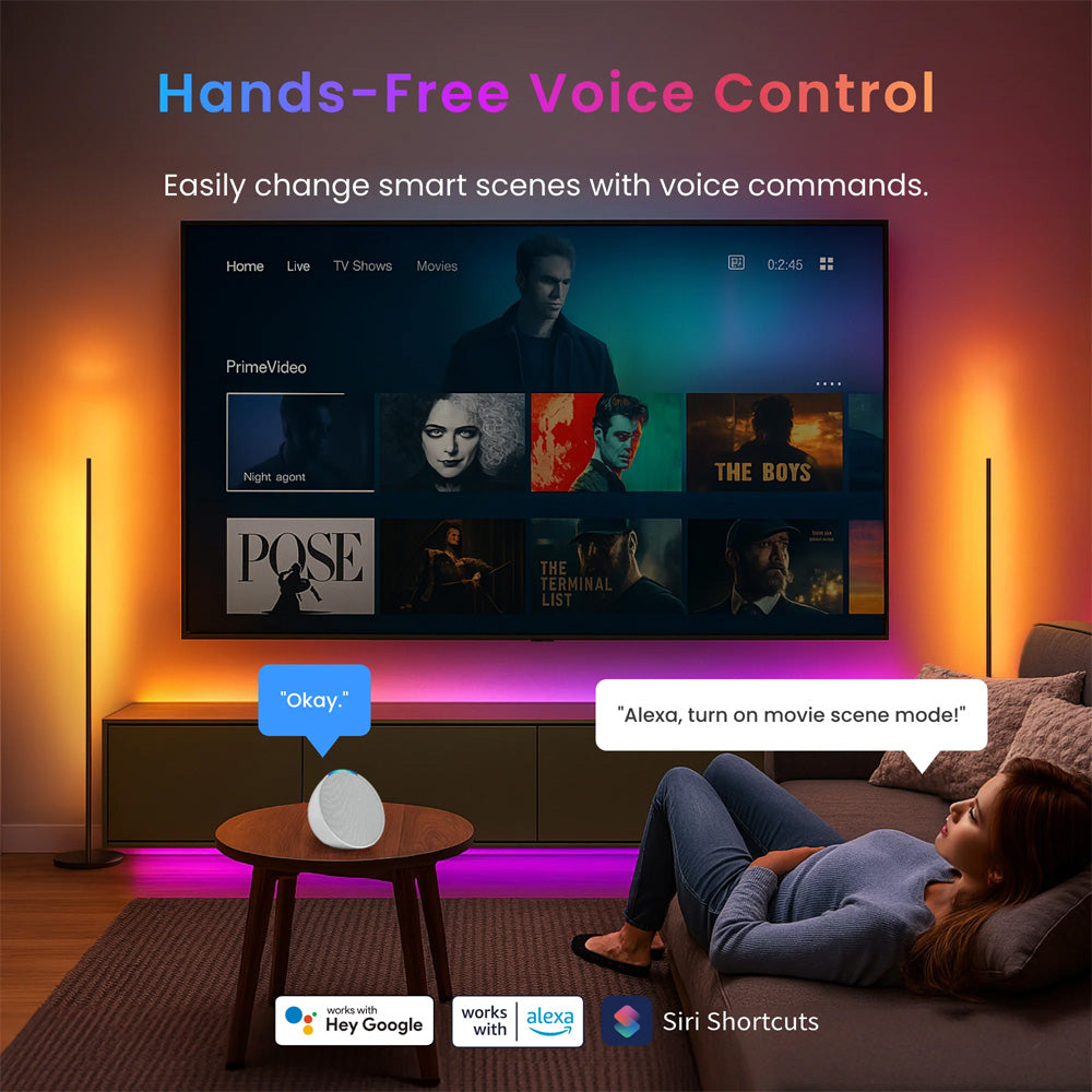SwitchBot Smart LED Strip Light 3, 5M Matter-enabled | RGB+CCT, Voice & App Control, Adaptive Lighting, Music Sync, and Smart Home Automation