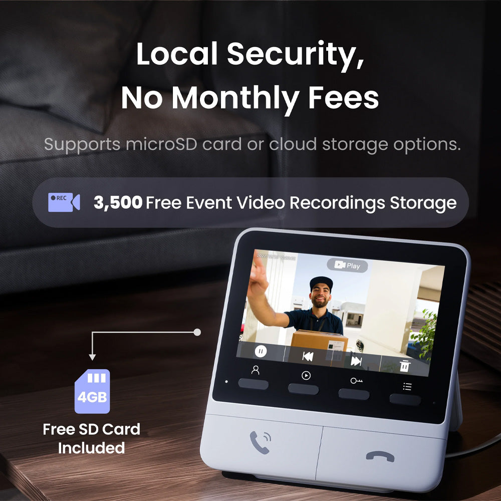 SwitchBot Smart Video Doorbell | Battery-Powered, 2K HD Clarity, Ultra-Wide View & Color Night Vision, Motion Detection, 2-Way Audio, Alexa Compatible