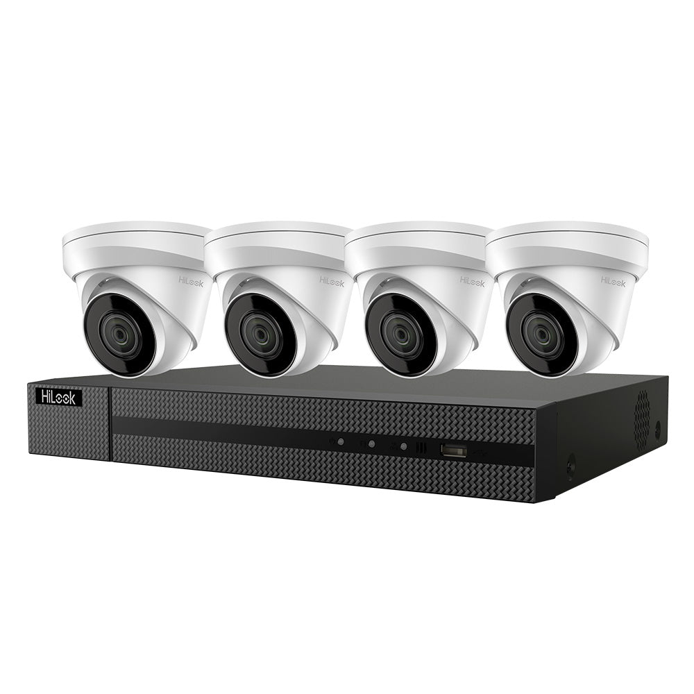 HiLook IK-4244TH-MH/P 4-Channel 4MP PoE NVR Kit