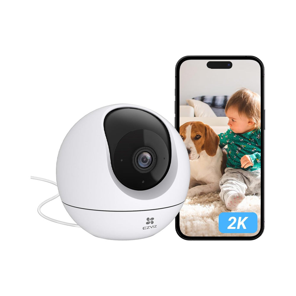 EZVIZ C6c 2K 3MP Indoor WiFi Camera | Two-Way Audio, Pan & Tilt, Auto-Tracking, Smart AI Person Notifications, Night Vision