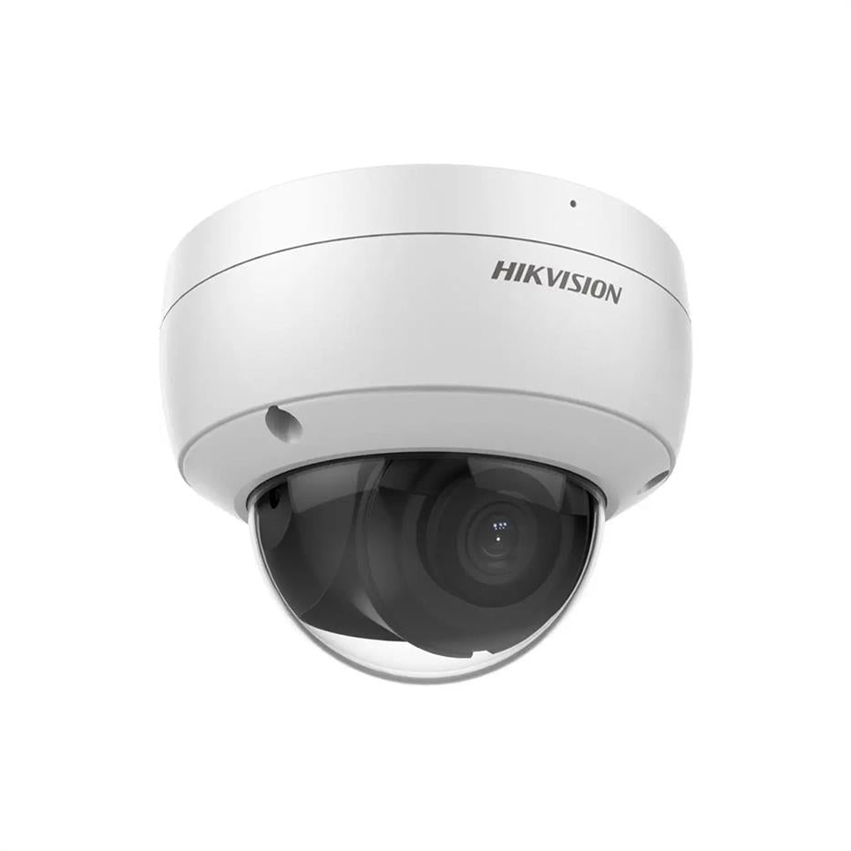 Hikvision DS-2CD2143G2-IU 4MP PoE AcuSense Outdoor Dome Camera with 2.8mm lens, white