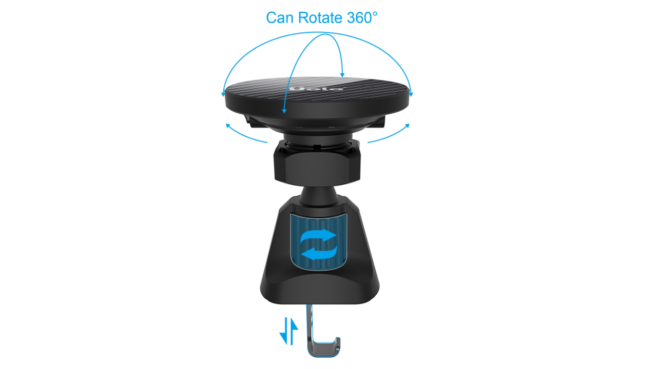 Uolo Volt 15W Magnetic Wireless Charging Car Mount