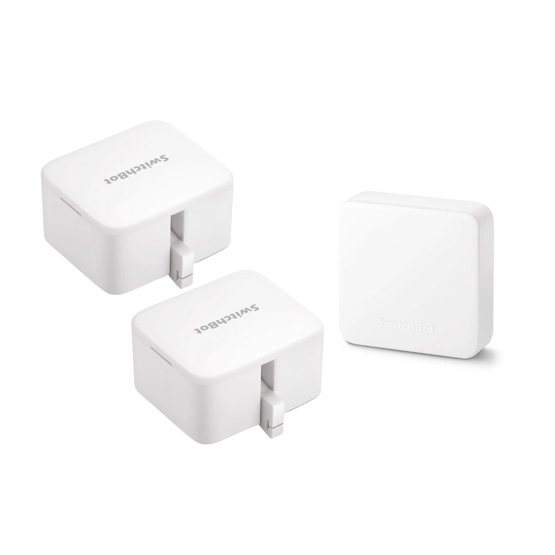 SwitchBot Bot with SwitchBot Hub Mini Bundle | Make it Compatible with Alexa, Google Home, IFTTT, Smart Switch Button Pusher - Wireless App or Timer Control