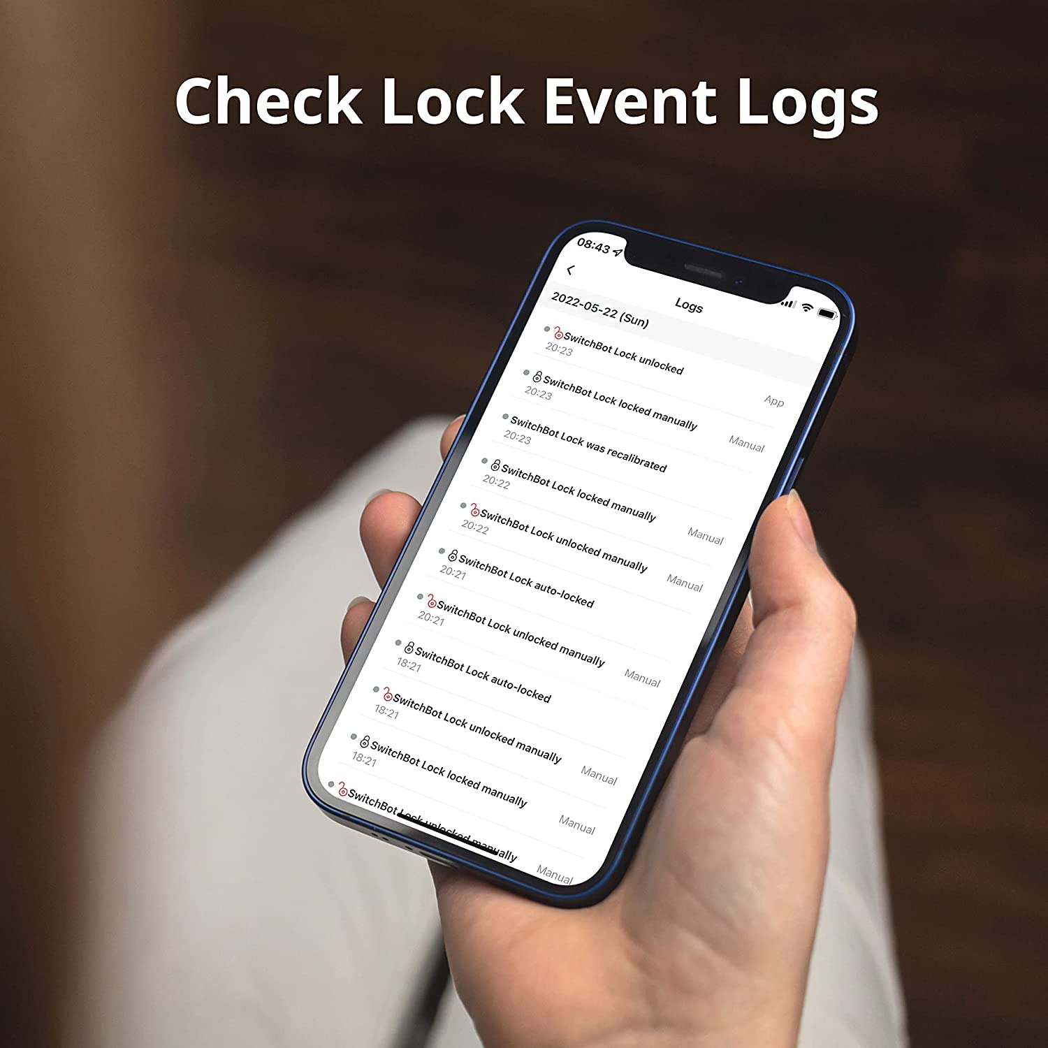 SwitchBot Keypad Touch for SwitchBot Lock/Lock Pro | Fingerprint Keyless Home Entry, IP65, Supports Virtual Passwords