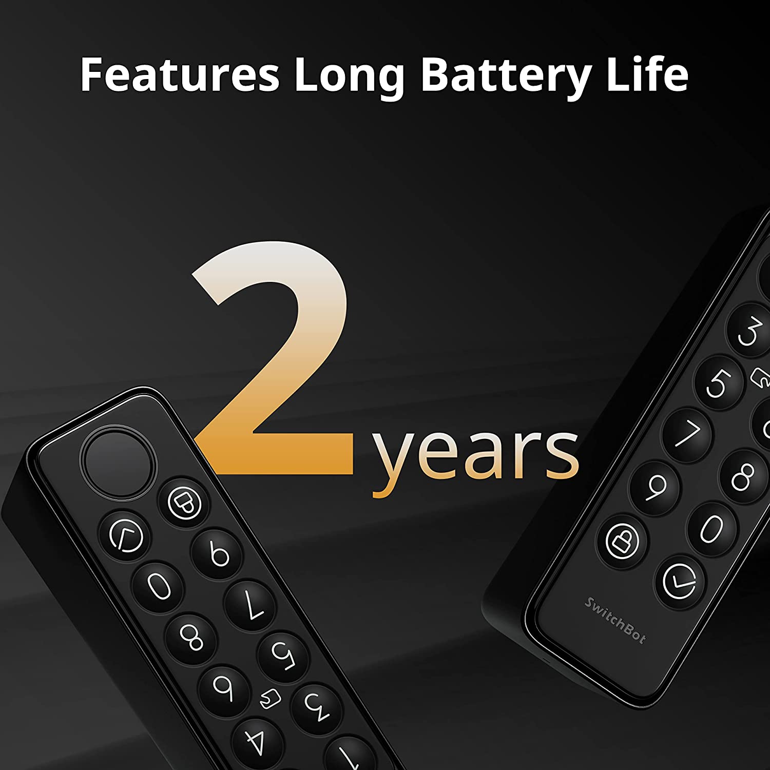 SwitchBot Keypad Touch for SwitchBot Lock/Lock Pro | Fingerprint Keyless Home Entry, IP65, Supports Virtual Passwords