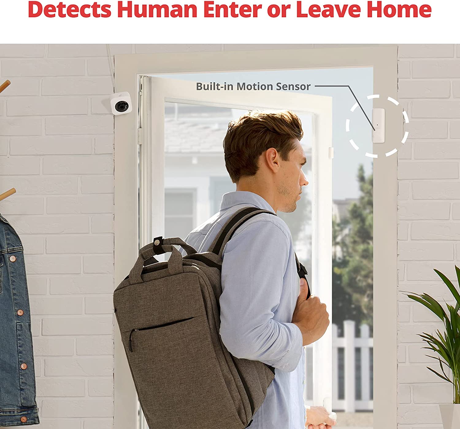 SwitchBot Contact Sensor | Smart Wireless Window Alarm and Door Sensor, Add SwitchBot Hub Mini to Make it Compatible with Alexa