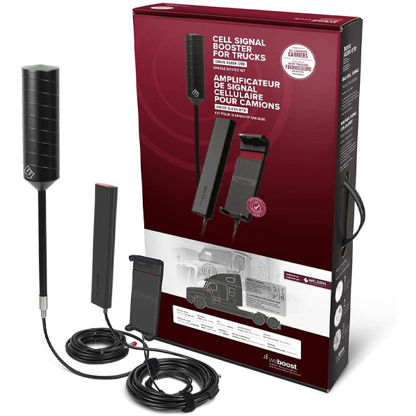 weBoost Drive Sleek OTR (470235F) Truck Cell Phone Signal Booster | U.S. Company | All Canadian Carriers - Bell, Rogers, Telus & More | ISED Approved