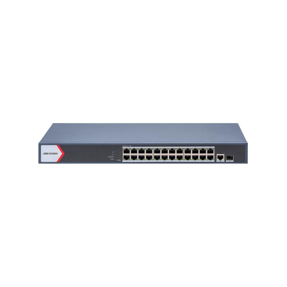 Hikvision DS-3E1526P-EI 24-Port Gigabit Smart PoE Switch for IP cameras and CCTV surveillance systems