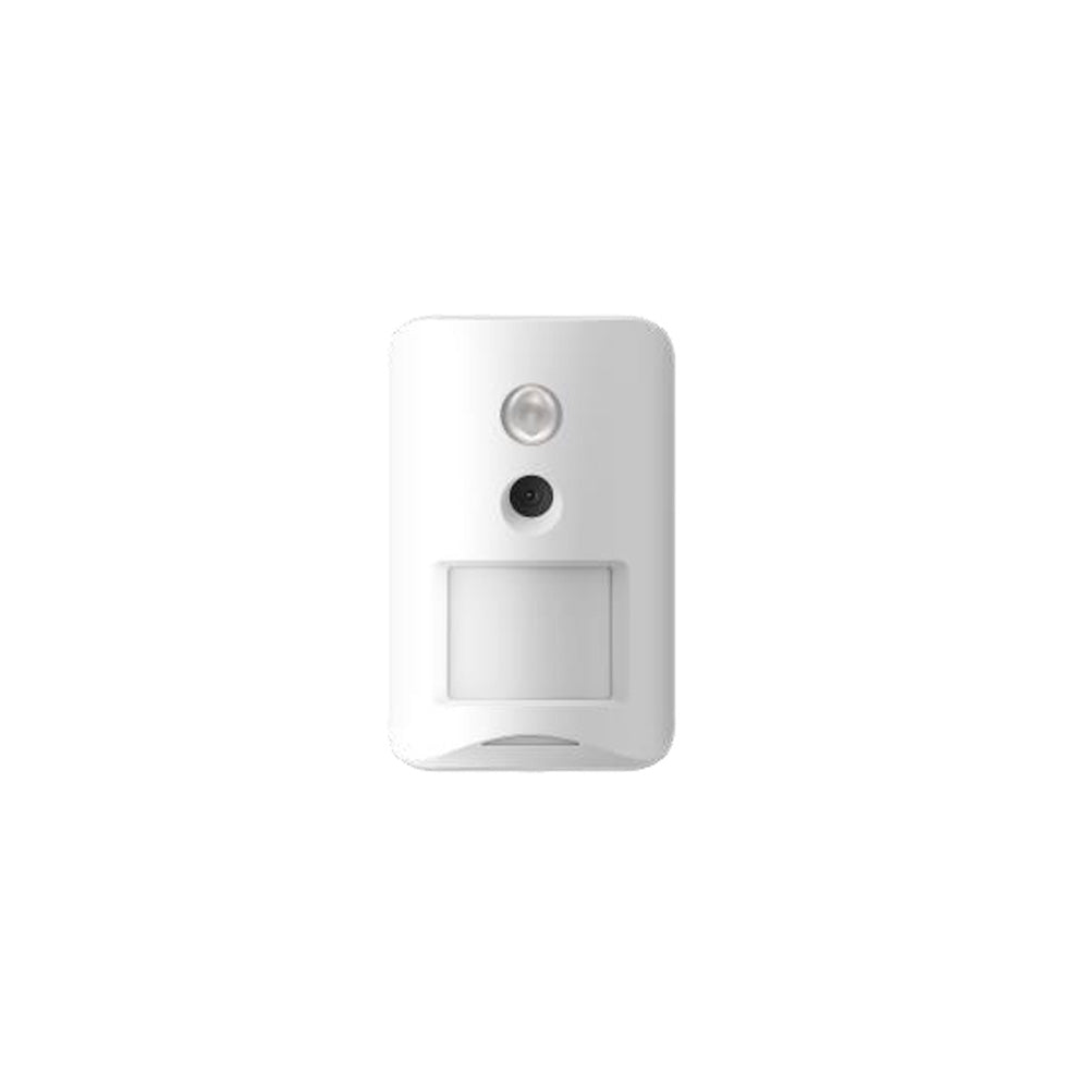 Hikvision AX Home DS-PD201PC10-WA wireless PIR motion detector with built-in camera for smart home security and alarm verification