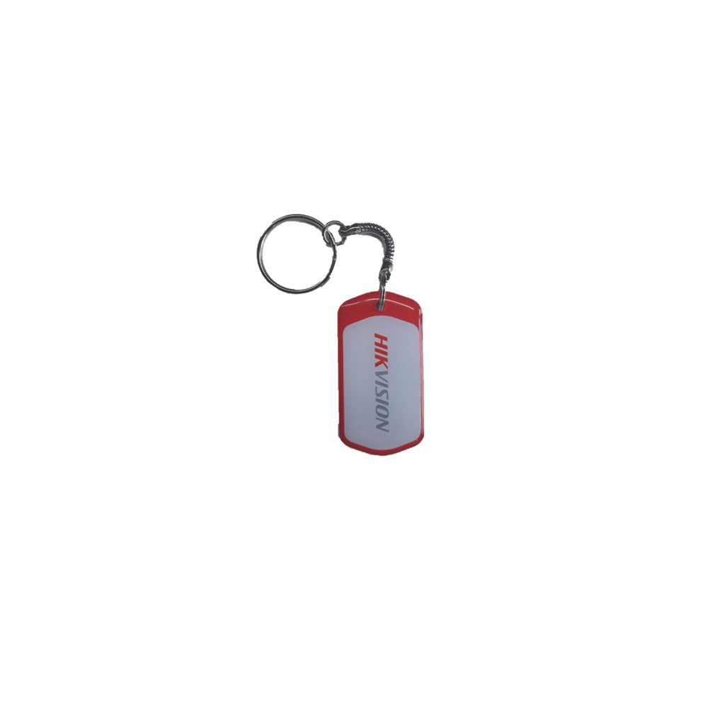 Hikvision DS-K7M102-M-25 MIFARE RFID key fobs 25-pack with 13.56MHz encrypted contactless technology for secure access control and door entry systems.