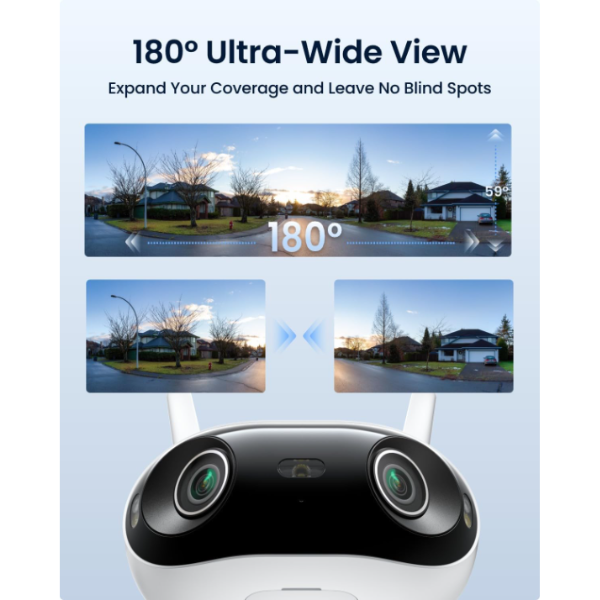 Reolink Elite W740 WiFi 8MP Dual-Lens Camera with Ultra Wide View