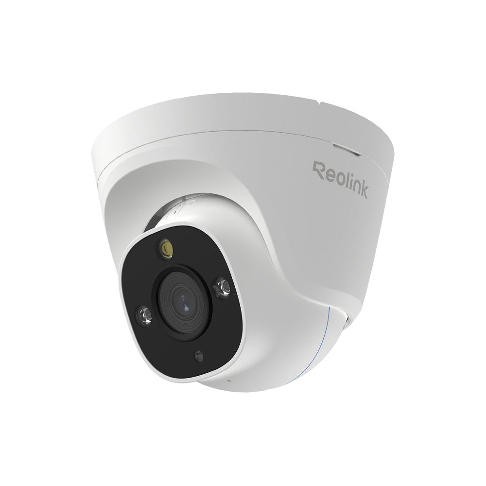 Reolink Professional RP-PCT12M 12MP PoE turret security camera with color night vision, AI detection, 4K Ultra HD video, and outdoor IP surveillance design