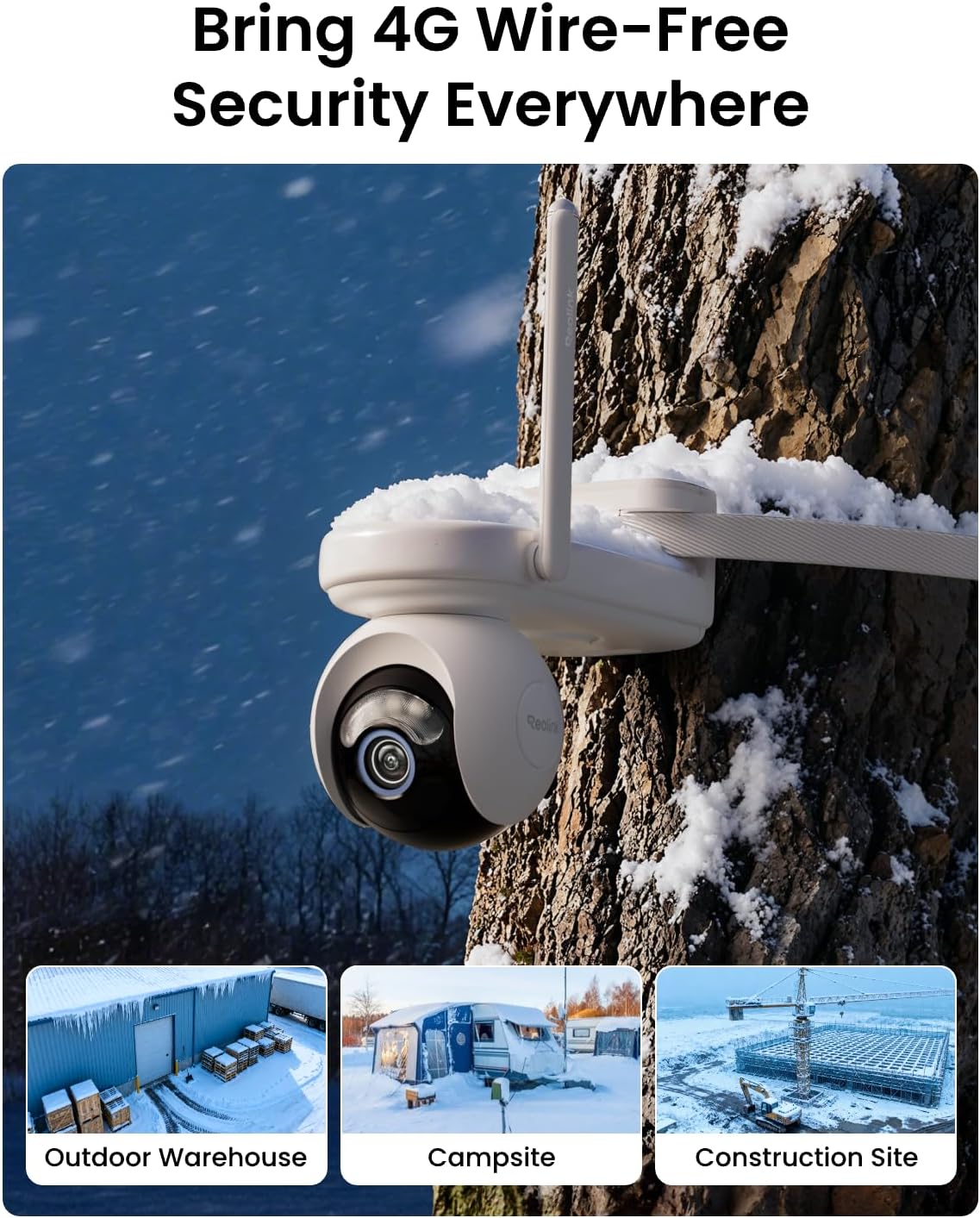 Reolink Altas Go PT 4MP Battery-powered ColorX 4G Camera