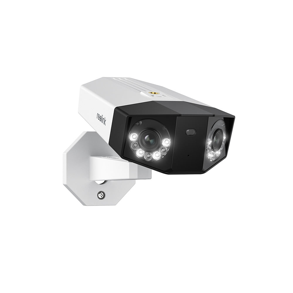 Reolink Duo 3 16MP dual-lens PoE security camera with ultra wide 180° view, 4K+ video resolution, AI detection, color night vision, and outdoor surveillance