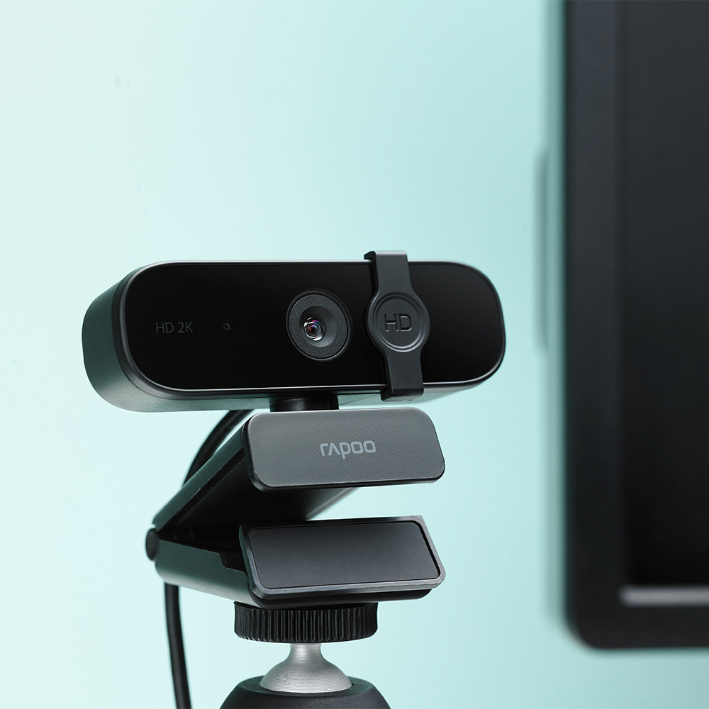 Rapoo C280 USB FHD 1440P Webcam with Dual Microphone & Privacy Cover
