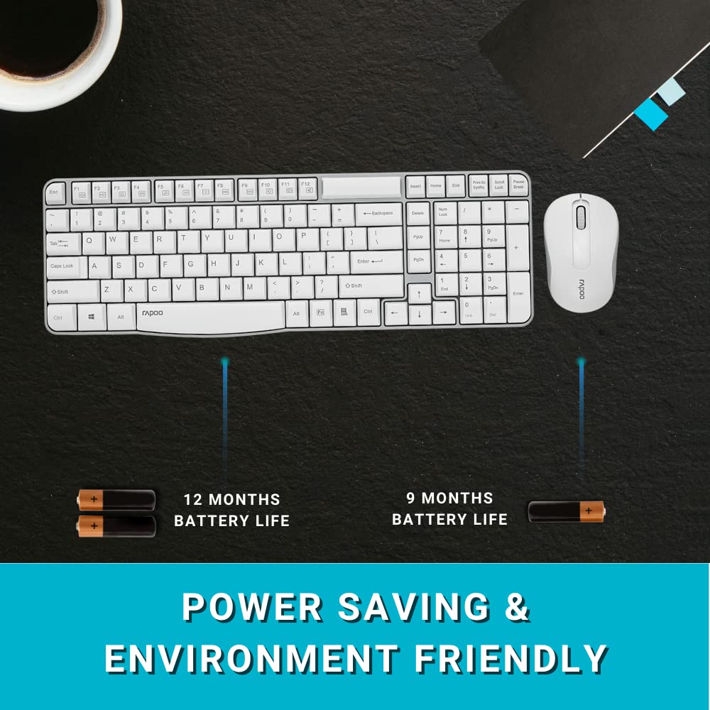 Rapoo X1800S Wireless Keyboard and Mouse Combo