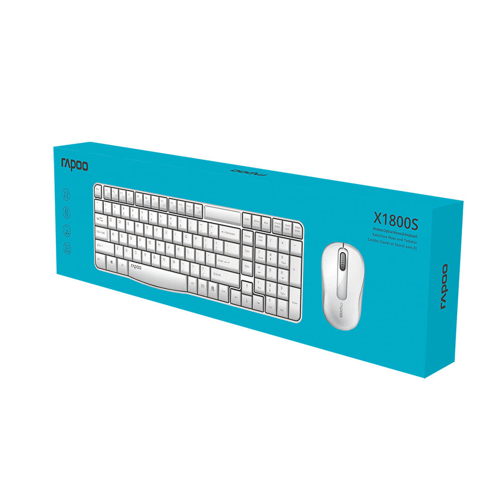 Rapoo X1800S Wireless Keyboard and Mouse Combo