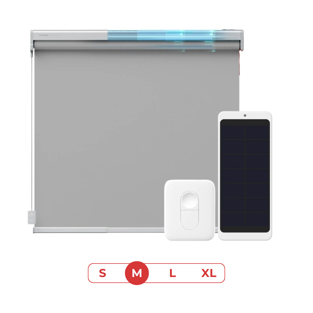 SwitchBot Roller Shade + Solar Panel + Remote Bundle