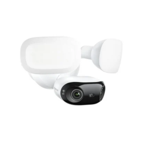 Reolink Floodlight F751W 8MP WiFi dual-lens wired floodlight security camera with 4K video, 180-degree panoramic view, AI detection, and color night vision