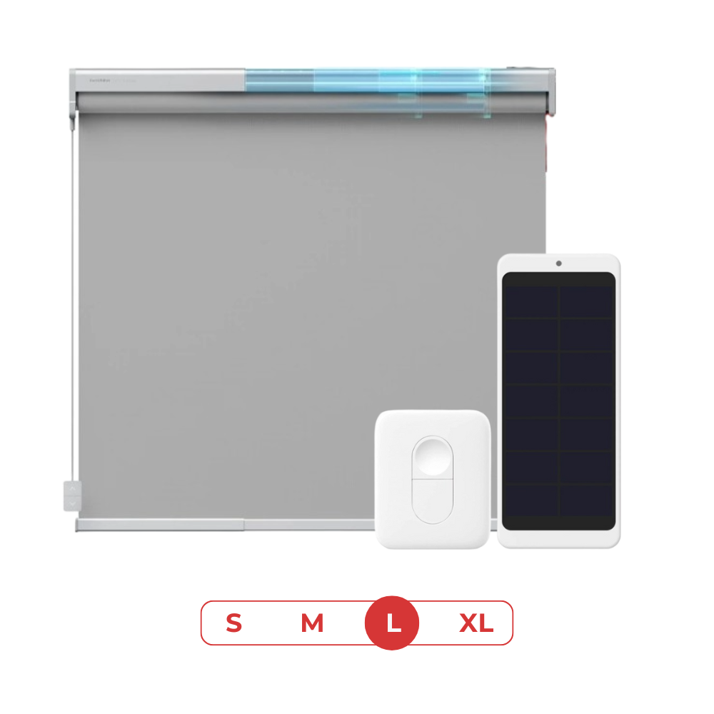 SwitchBot Roller Shade + Solar Panel + Remote Bundle