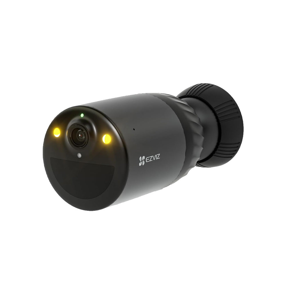 EZVIZ BC1c 4K 8MP Battery-Powered Outdoor WiFi 6 Bullet Camera| Smart AI Person Notifications, Spotlight Night Vision, Alexa and Google Compatible