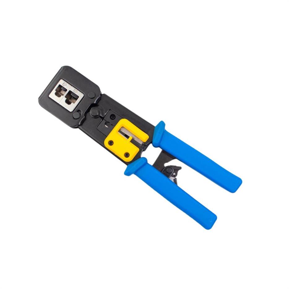 Crimp Tool for RJ45 Easy Feed Through Plug