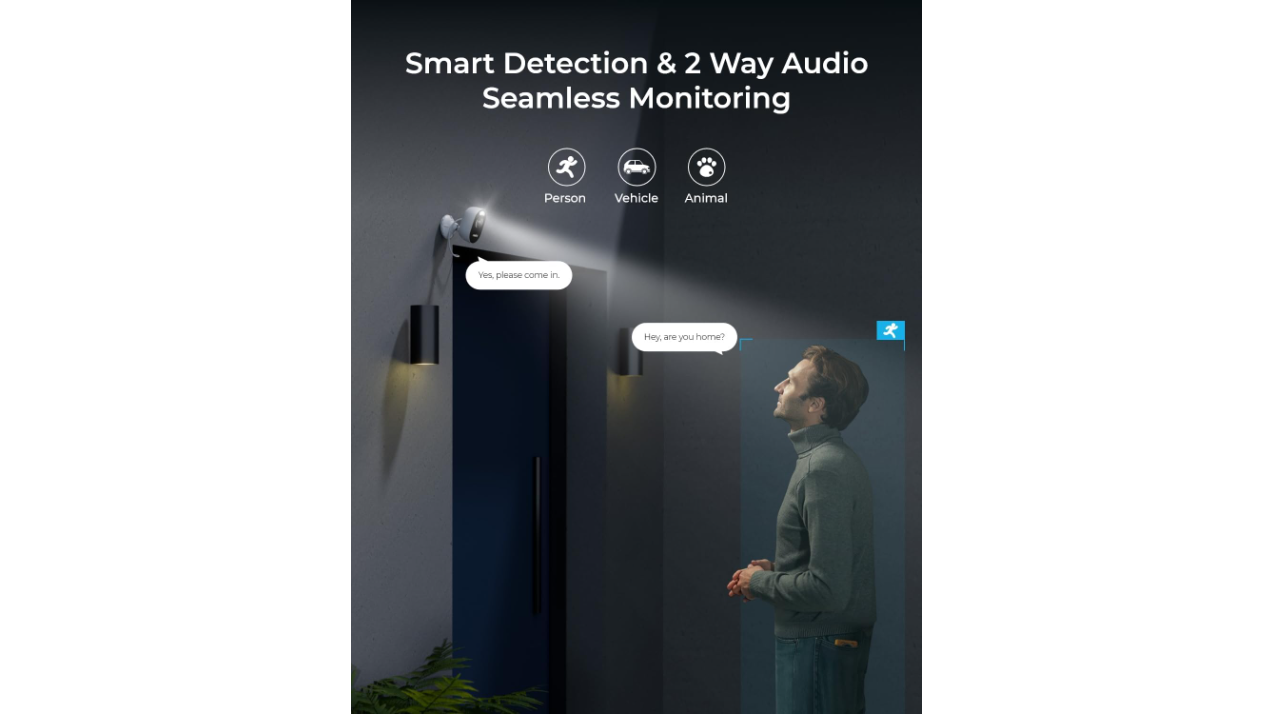 Reolink Lumus 4MP Outdoor WiFi Camera with Motion Spotlight