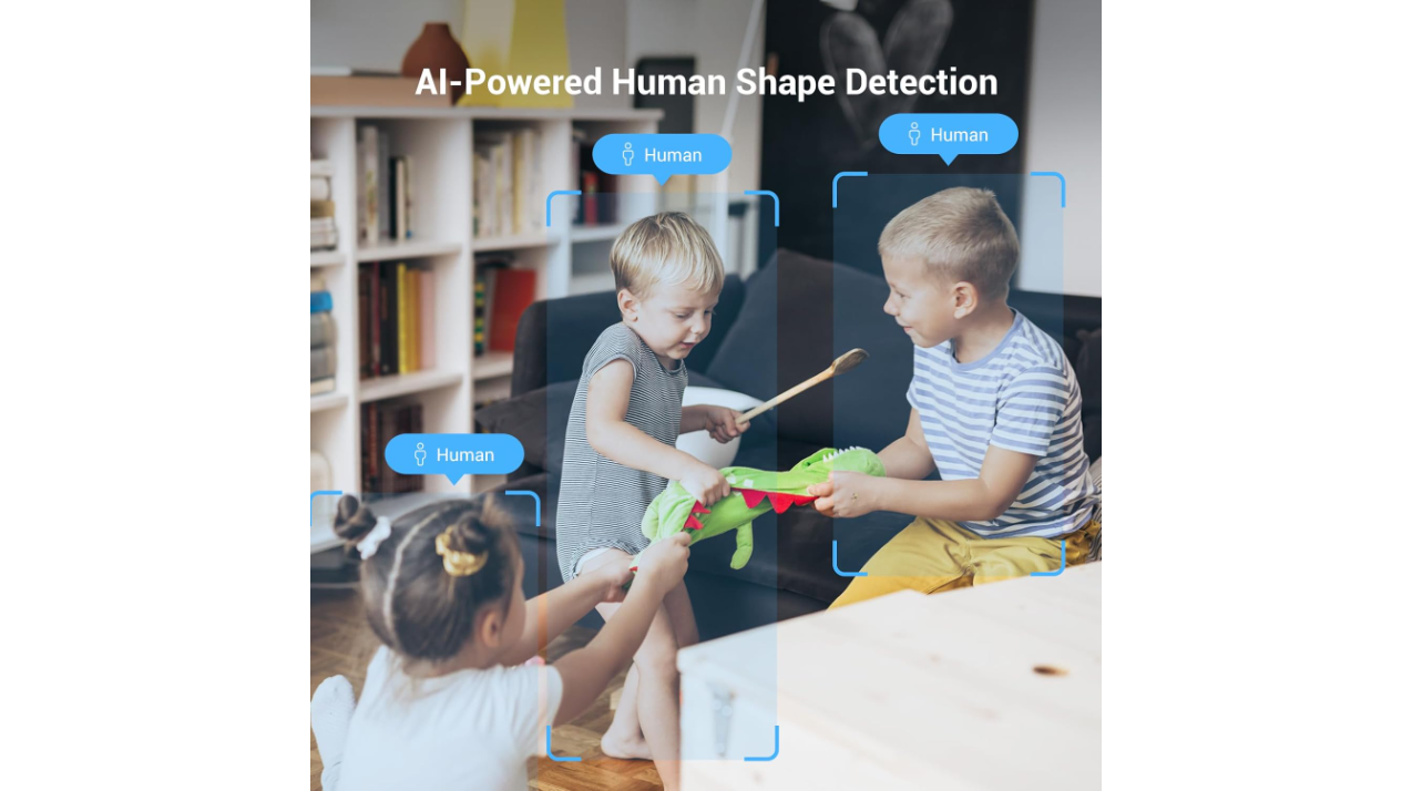 EZVIZ C6c 2K 3MP Indoor WiFi Camera | Two-Way Audio, Pan & Tilt, Auto-Tracking, Smart AI Person Notifications, Night Vision