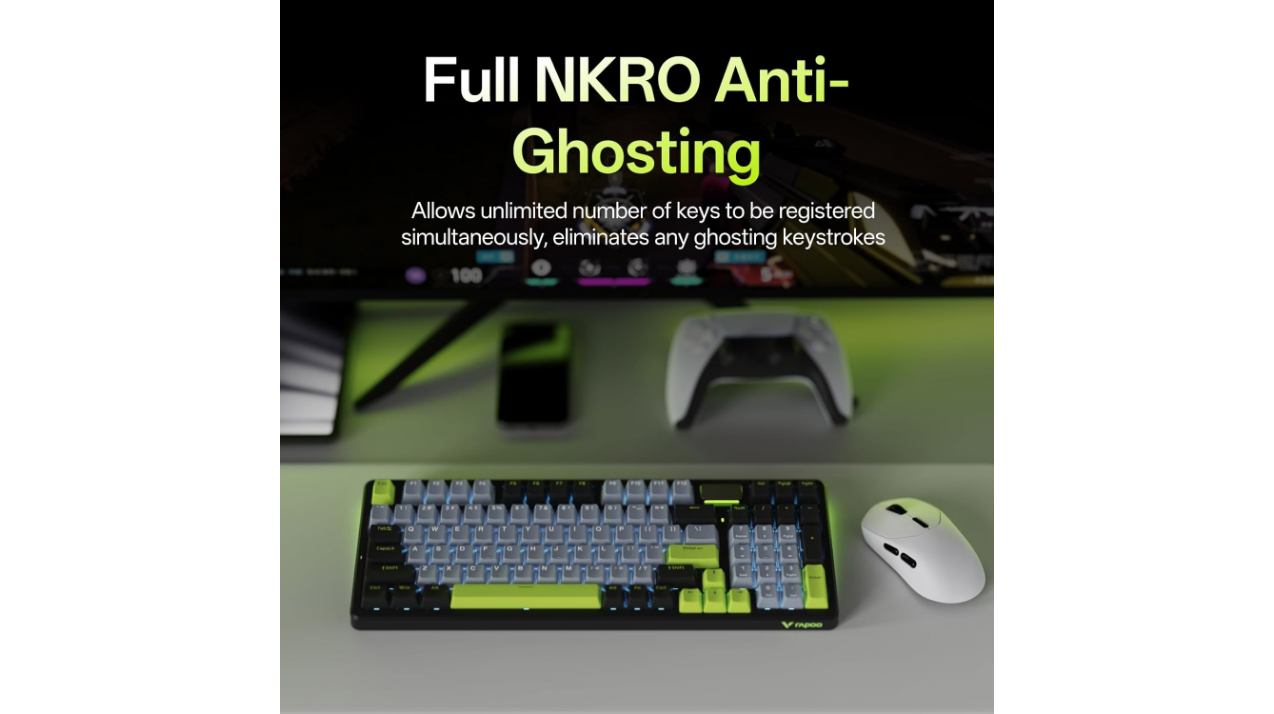 Rapoo V700DIY-98 Multi-Mode Wireless Mechanical Gaming Keyboard