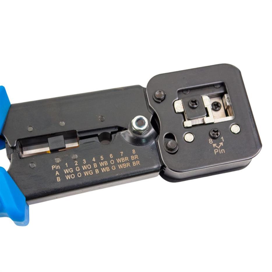 Crimp Tool for RJ45 Easy Feed Through Plug