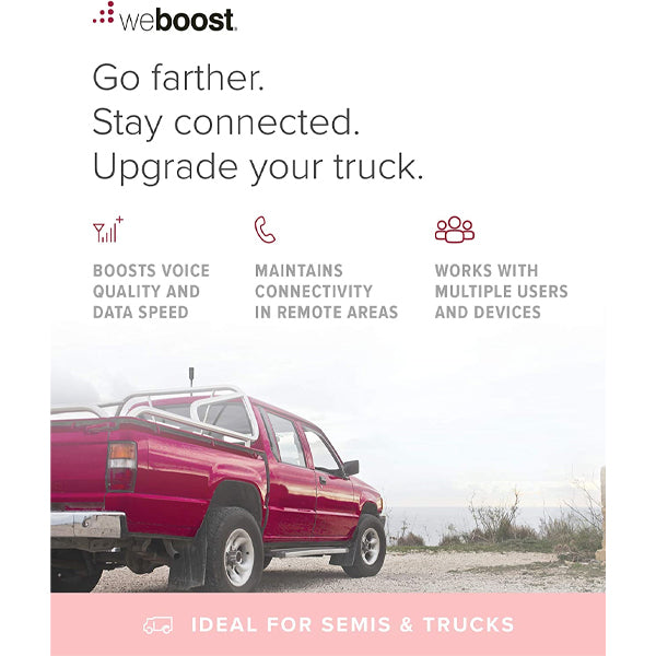 weBoost Drive Reach OTR (652154) Cell Phone Signal Booster Kit, Made in The US, All Canadian Carriers - Bell, Rogers, Telus & More | ISED Approved