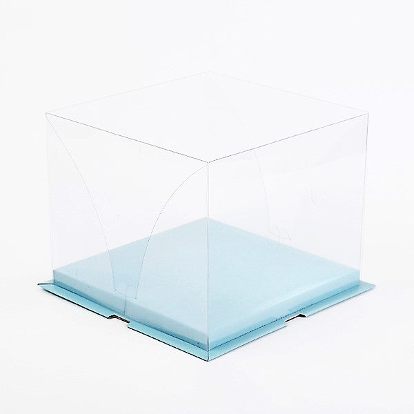 Clear Cake Box Perfect for Birthdays, Weddings, Anniversaries, Etc. - 6" 21x21x25