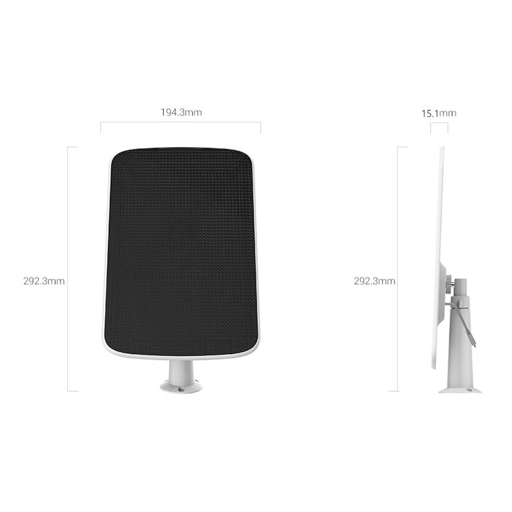 EZVIZ Solar Charging Panel | 4M MicroUSB Cable, Compatible with EZVIZ Battery-Powered Cameras