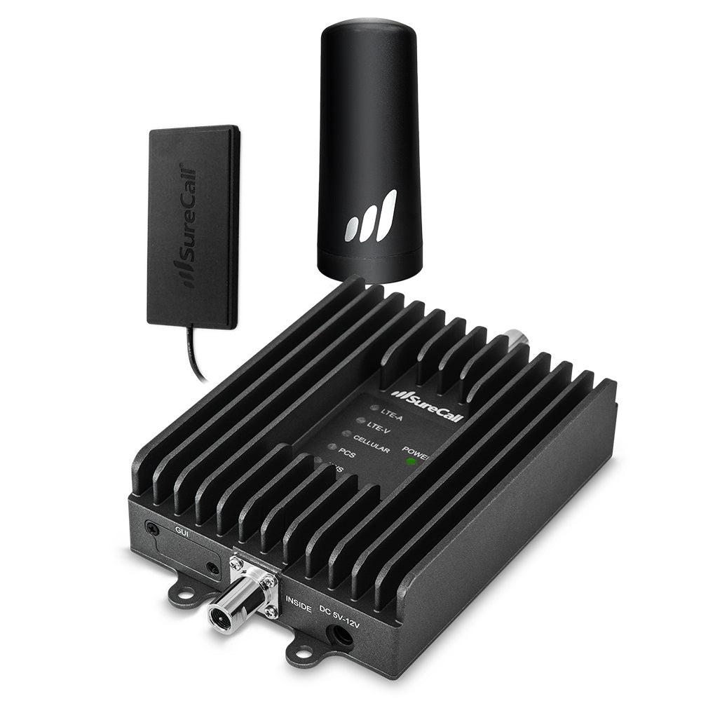 Surecall Fusion2Go 3.0 Fleet Vehicle Cell Signal Booster Kit for Car, Truck, SUV | ISED Approved | Requires Professional Installation